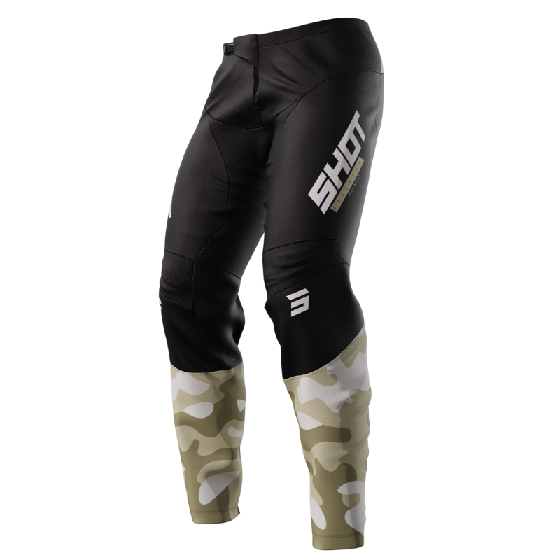 Shot Devo Battle Motorcross Broek Zwart en Zand uitverkoop