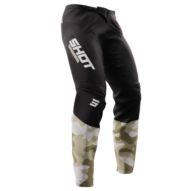 Shot Devo Battle Motorcross Broek Zwart en Zand uitverkoop