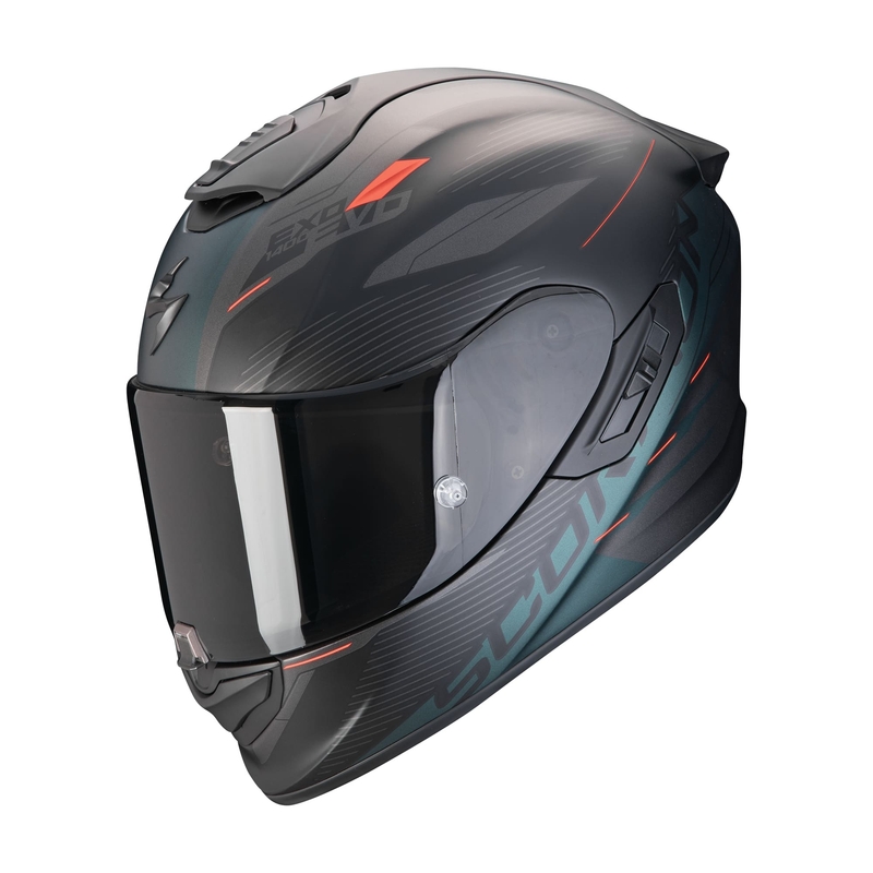Integraalhelm Scorpion EXO-1400 EVO II AIR LUMA mat zwart-groen uitverkoop