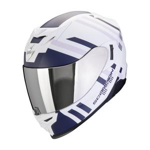 Integraalhelm Scorpion EXO-520 EVO AIR BANSHEE mat wit-blauw-paars