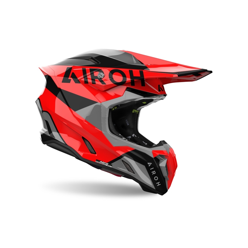 Motorcrosshelm Airoh Twist 3 King rood glanzend