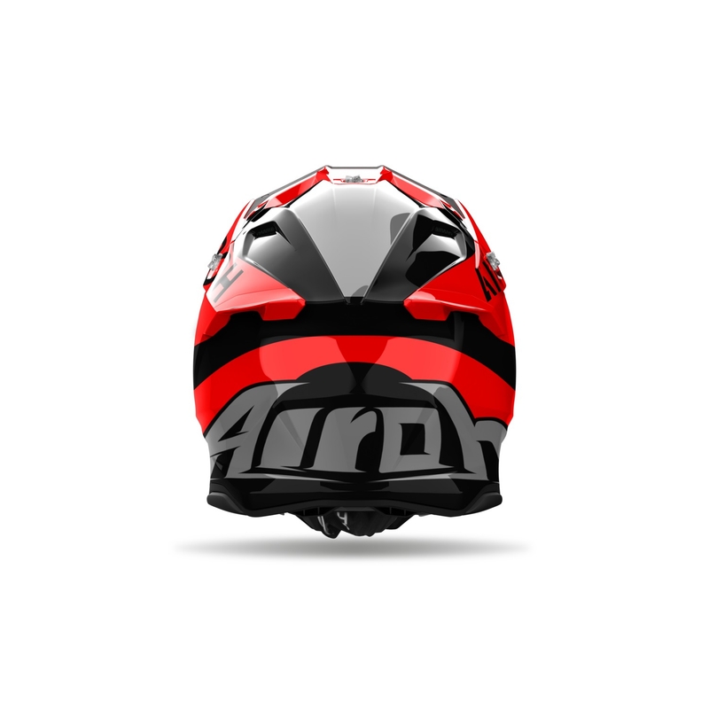 Motorcrosshelm Airoh Twist 3 King rood glanzend