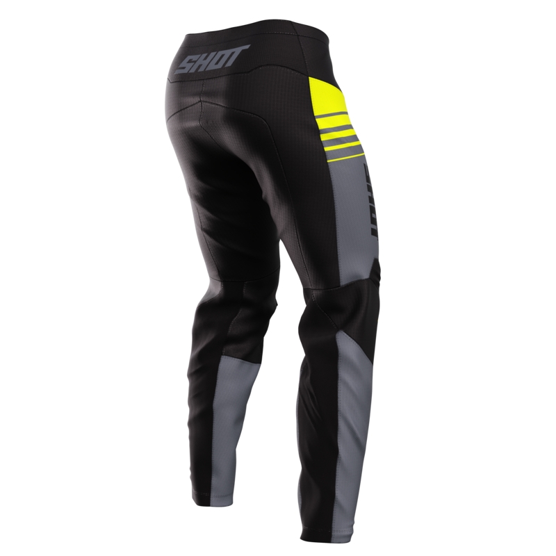Motorcrossbroek Shot Devo Peak fluo geel uitverkoop