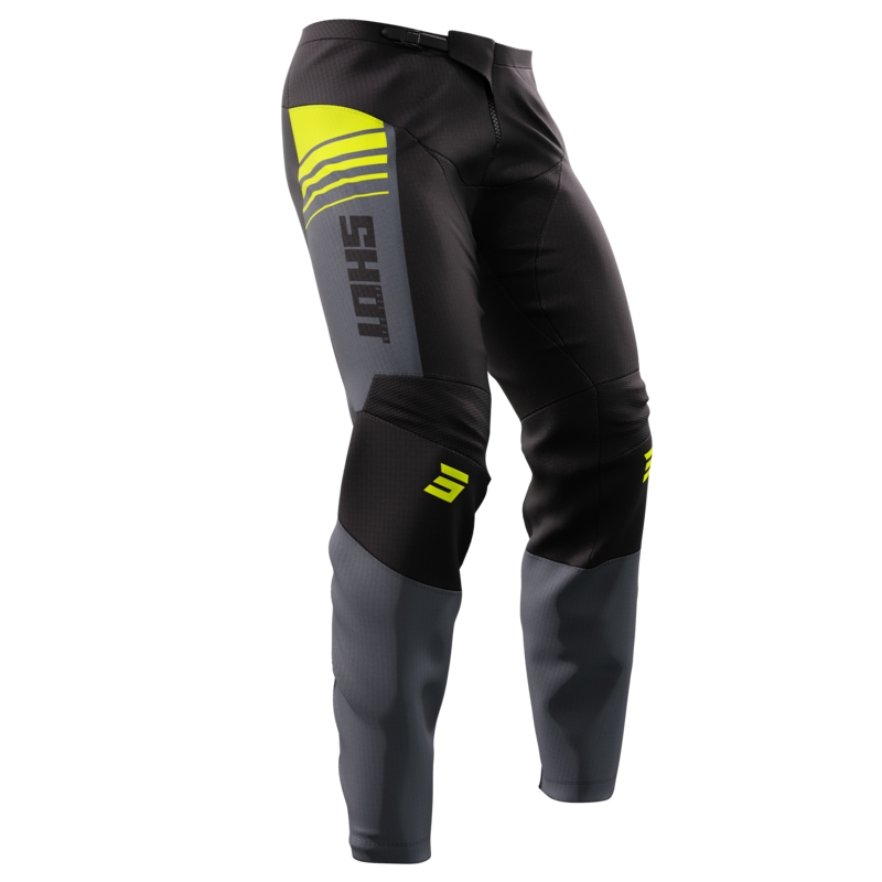 Motorcrossbroek Shot Devo Peak fluo geel uitverkoop
