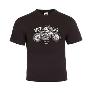 RSA Motorfietsen Ride Live T-shirt zwart