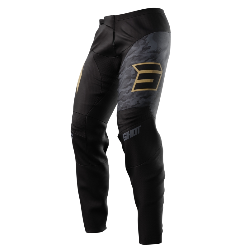 Motorcross Broek Shot Devo Matrix goud uitverkoop