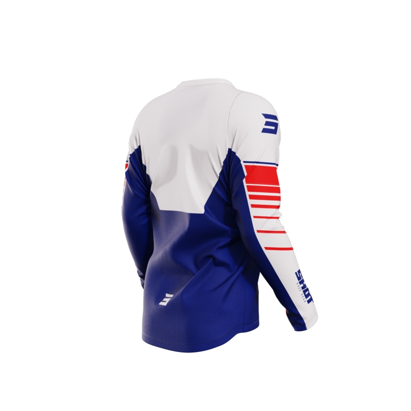 Motorcross trui Shot Devo Peak blauw uitverkoop
