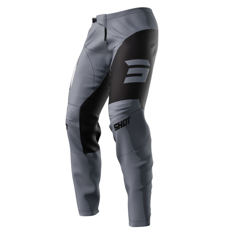 Motorcrossbroek Shot Devo Star Grijs uitverkoop