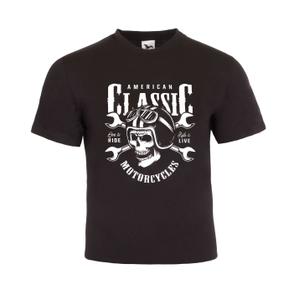 T-shirt RSA Amerikaanse klassieke motorfietsen zwart