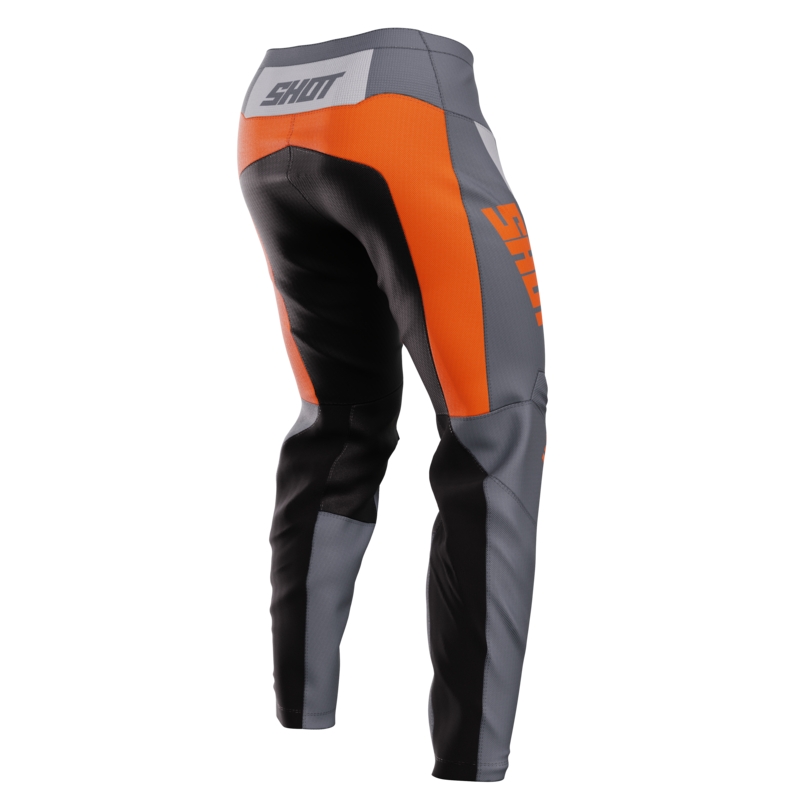 Motorcrossbroek Shot Devo Star oranje uitverkoop