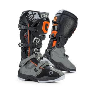 Eleveit X-Legend motorlaarzen grijs-oranje