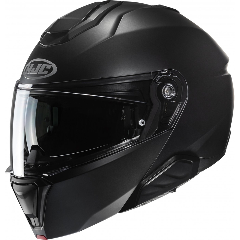 Opklapbare motorhelm HJC i91 Solid semi-flat zwart