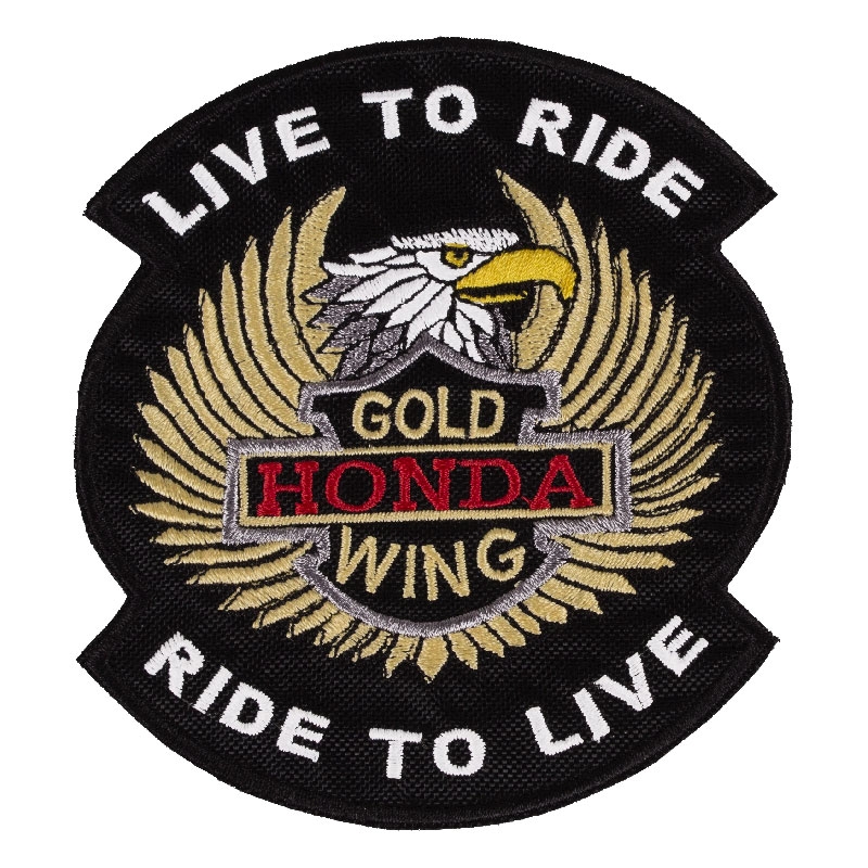 Patch Live to Ride Gold Wing - kleiner