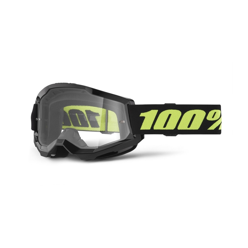 Motorcrossbril 100% STRATA 2 New Solar (helder plexi)