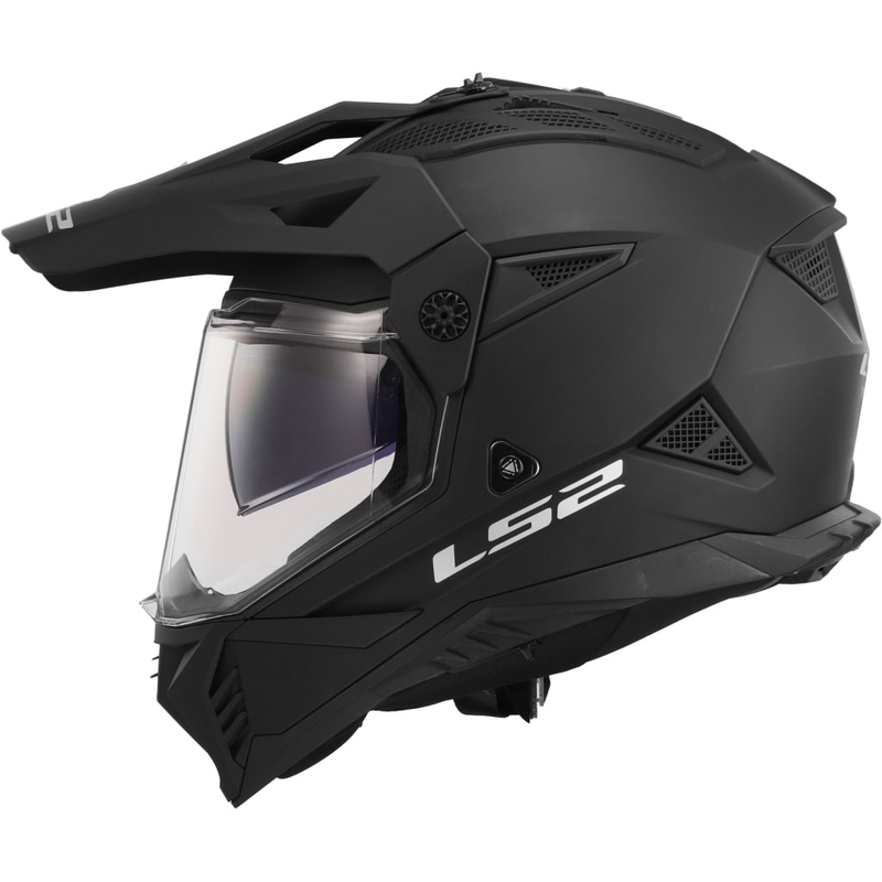 Enduro motorhelm LS2 MX702 PIONEER II matzwart