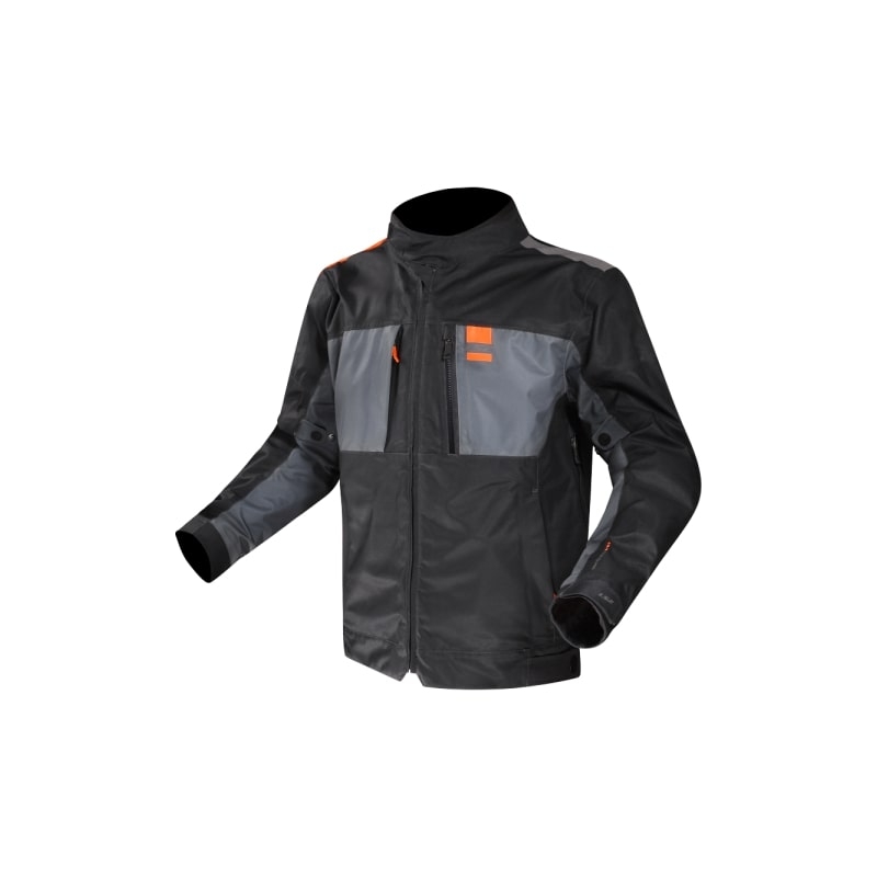 Motorjas LS2 TITANIUM blauw-oranje