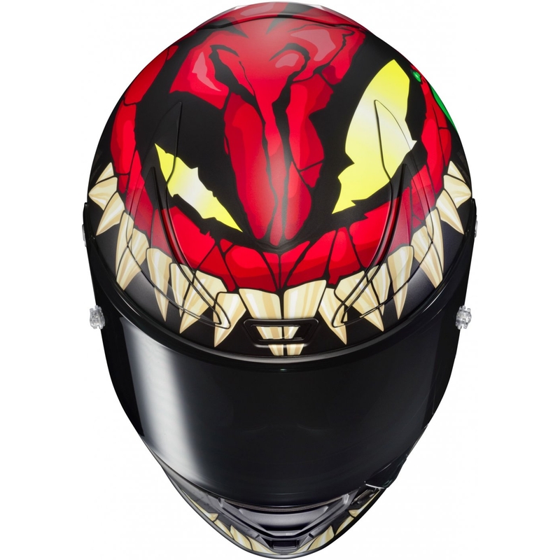 Integraal motorhelm HJC RPHA 1 Toxin Marvel MC1SF rood-grijs-groen uitverkoop