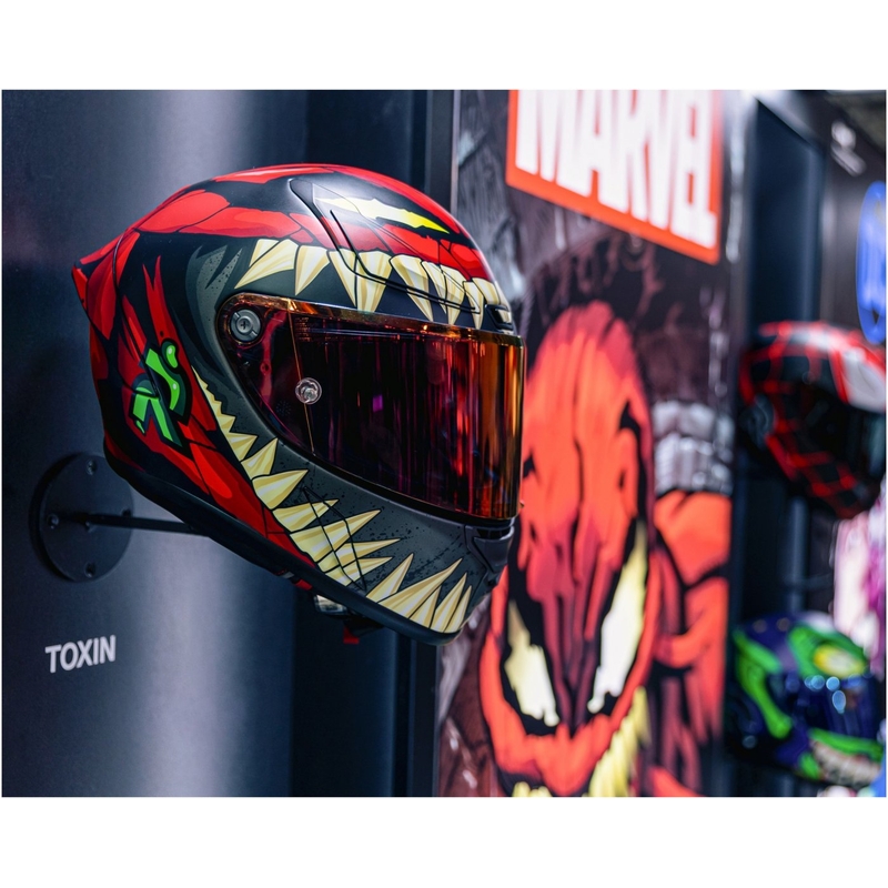 Integraal motorhelm HJC RPHA 1 Toxin Marvel MC1SF rood-grijs-groen uitverkoop