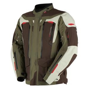 Furygan Voyager groen-bruin-beige motorjas