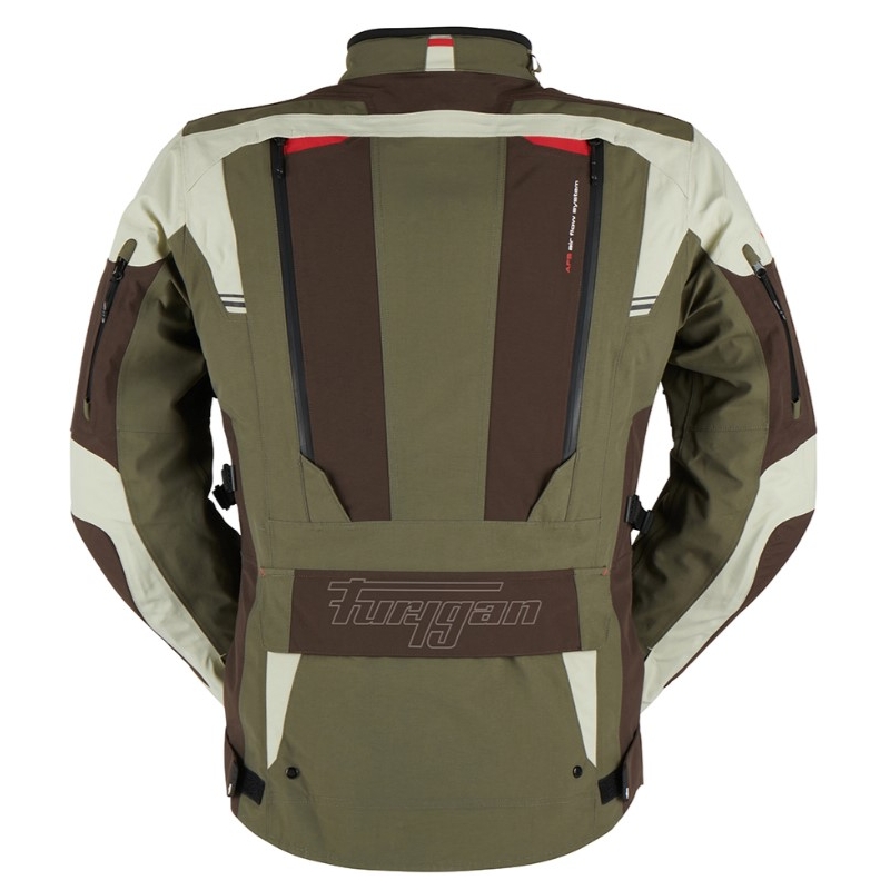 Furygan Voyager groen-bruin-beige motorjas uitverkoop