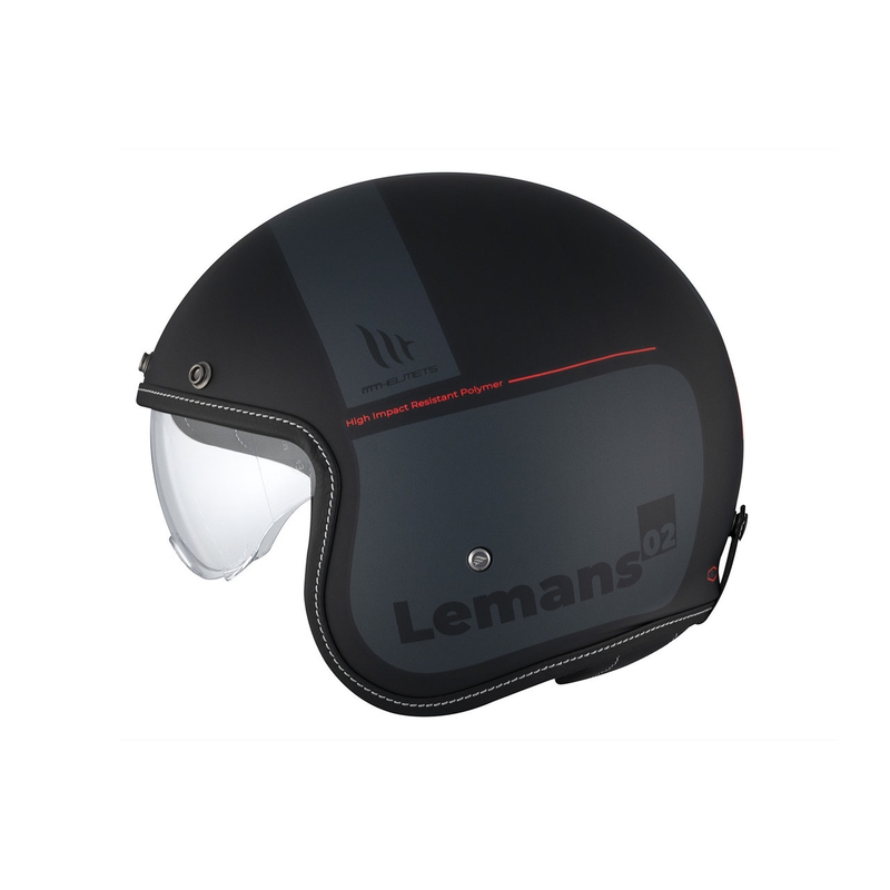 MT Le Mans 2 SV Kwaliteit B2 Open Motorhelm Mat Zwart uitverkoop