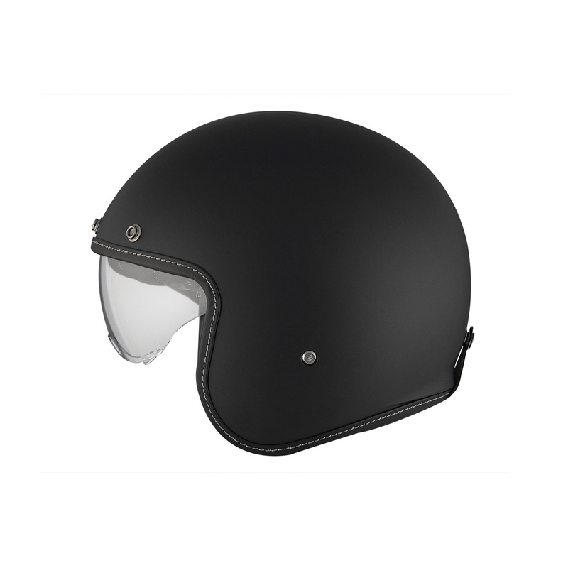 Open motorhelm MT Le Mans 2 SV S SOLID A1 matzwart