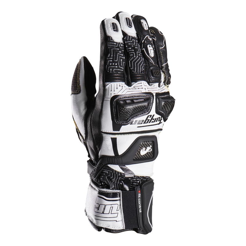 Furygan Styg 20 x Kevlar motorhandschoenen wit-zwart