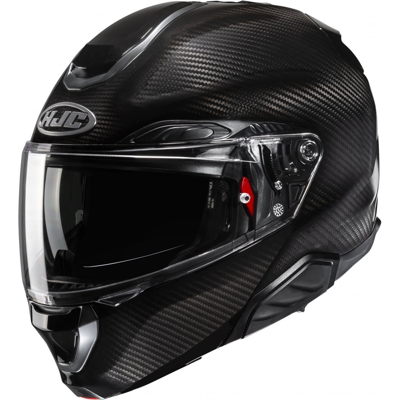 Opklapbare motorhelm HJC RPHA 91 CARBON zwart