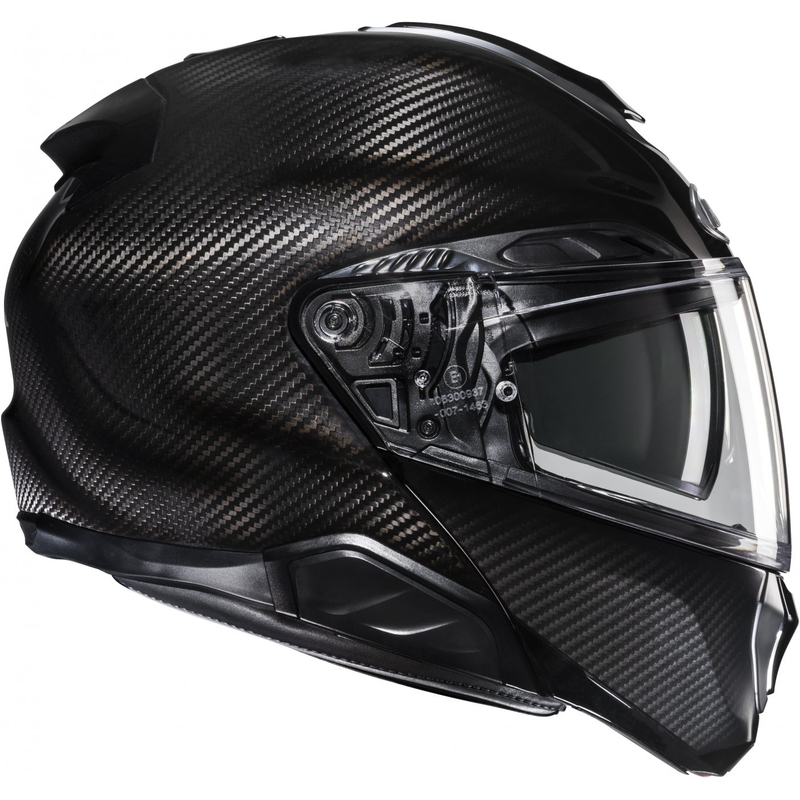 Opklapbare motorhelm HJC RPHA 91 CARBON zwart