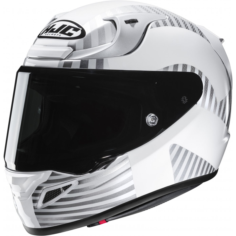 Integraal motorhelm HJC RPHA 12 Ottin MC10 wit-grijs