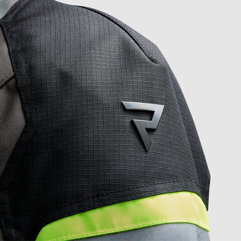 Rebelhorn Cubby V motorjack zwart-grijs-fluogeel