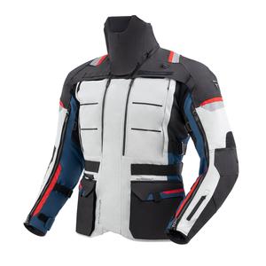 Rebelhorn Cubby V blauw-grijs-rode motorjas