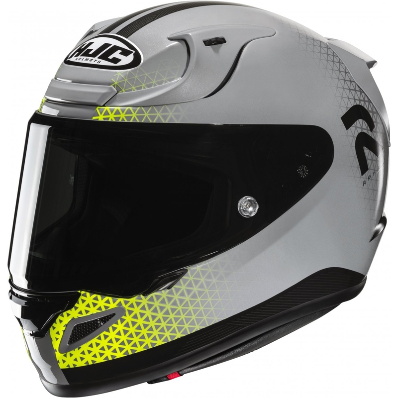Integraal motorhelm HJC RPHA 12 Enoth MC3H grijs-geel