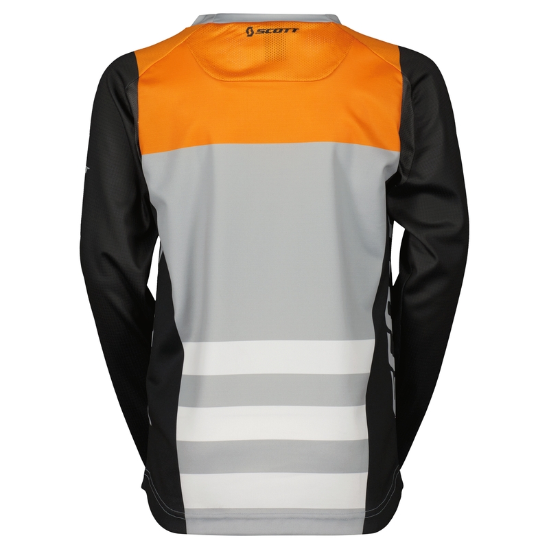 Motorcross kindertrui Scott EVO RACE zwart-oranje