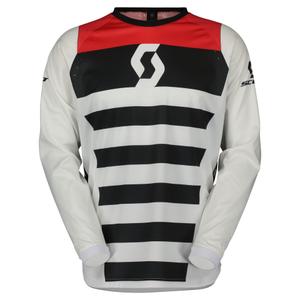 Motorcross trui Scott EVO RACE wit-rood
