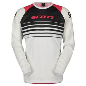 Motorcross trui Scott EVO SWAP wit en roze