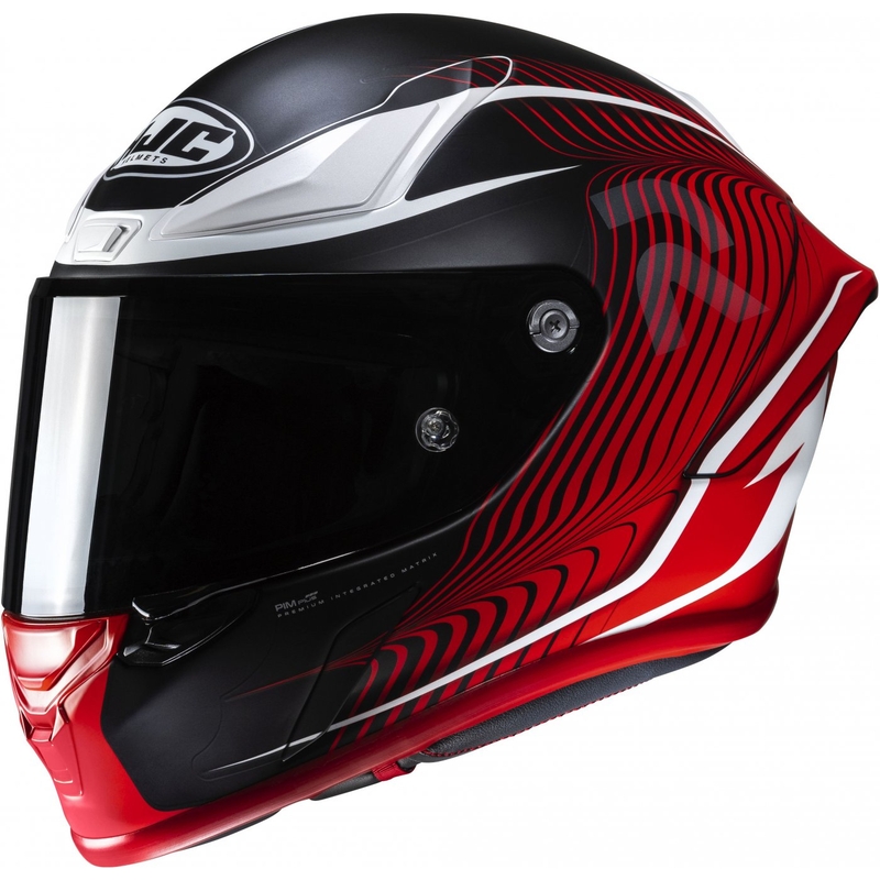 Integraalhelm HJC RPHA 1 Lovis MC1SF rood-zwart-wit uitverkoop