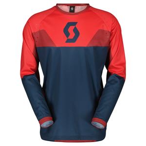 Motorcross trui Scott EVO TRACK blauw-neon rood