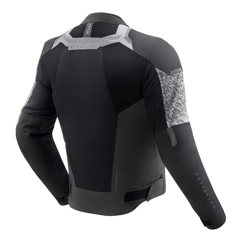 Rebelhorn Jax zwart en grijs motorjack