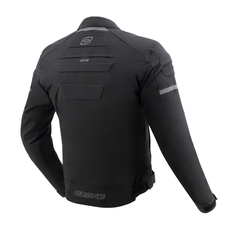 Ozone Rider motorjas zwart