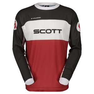 Motorcross trui Scott X-PLORE SWAP rood-zwart