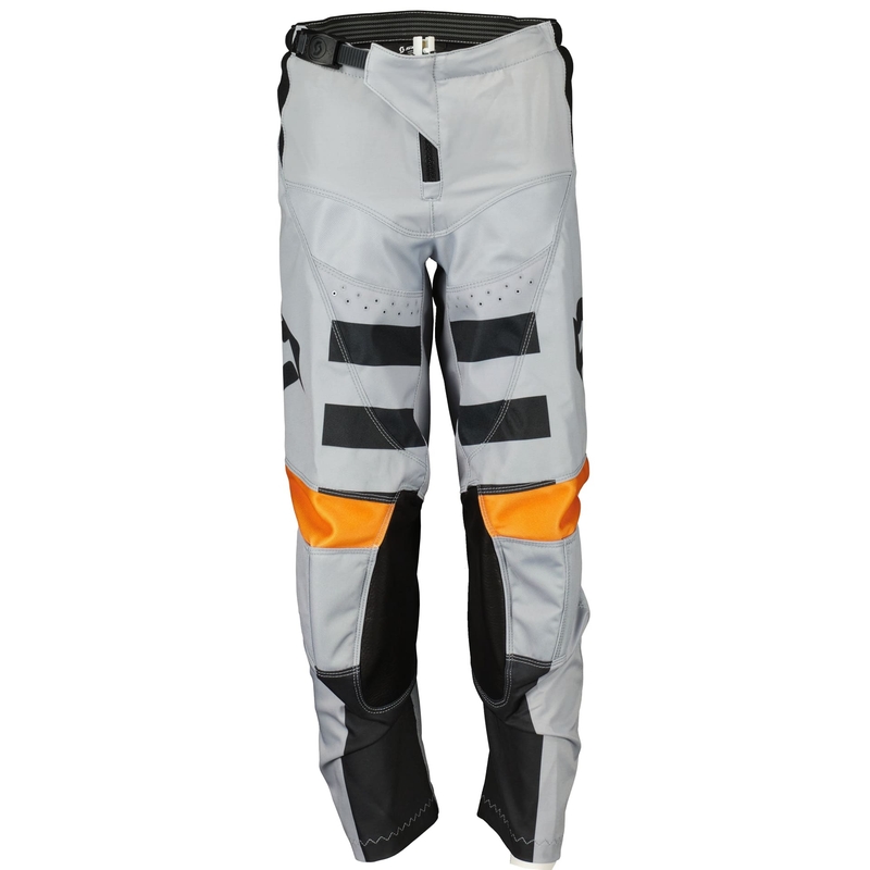 Kinder motorcrossbroek Scott EVO RACE zwart-oranje