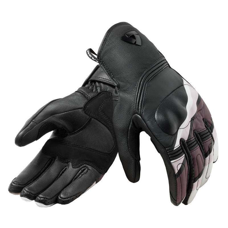 Revit Redhill zwart-roze motorhandschoenen voor dames