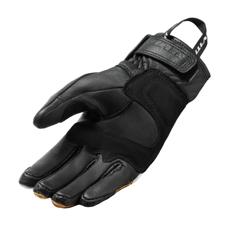 Revit Redhill zwart/gele motorhandschoenen voor dames