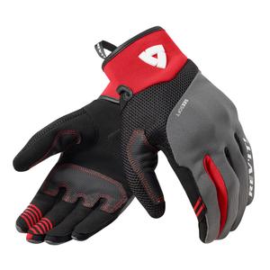 Revit Endo motorhandschoenen grijs en rood