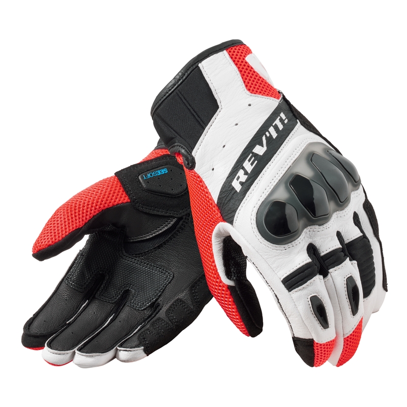 Motorhandschoenen Revit Ritmo zwart-fluorood