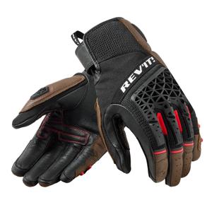 Motorhandschoenen Revit Sand 4 bruin-zwart uitverkoop