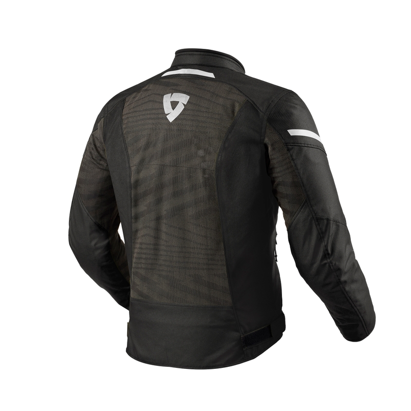 Revit Torque 2 H2O zwart-witte motorjas