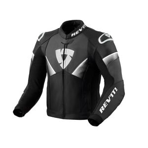 Revit Argon 2 zwart-wit leren motorjack