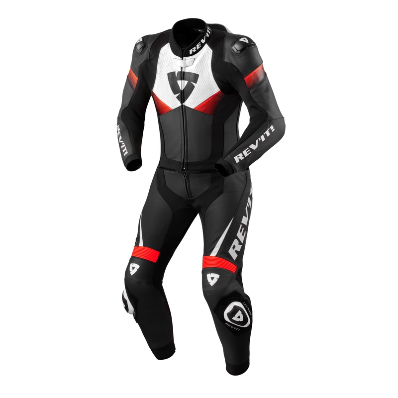 Revit Combi Argon 2 zwart-fluorode leren jumpsuit